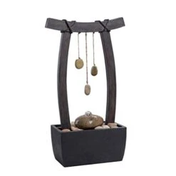 Kenroy Home 51047WDG Reflection Fountains, 21.5 Inch Height, Wood Grain Finish -Illumihome Store 31R R3YDX7L.01 SL500