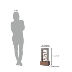 Kenroy Home 51008SLCOP Spillway Indoor Table Fountain, Natural Slate 9 Kenroy Home 51008SLCOP Spillway Indoor Table Fountain, Natural Slate -Illumihome Store 31nnhbVfZEL.01 SL500