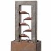 Kenroy Home 51008SLCOP Spillway Indoor Table Fountain, Natural Slate