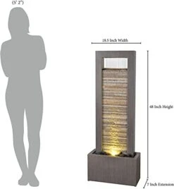 Kenroy Home 50089 Gantry Fountains, Warm Gray With Cream Slate Finish -Illumihome Store 41chTfrTAL.01 SL500