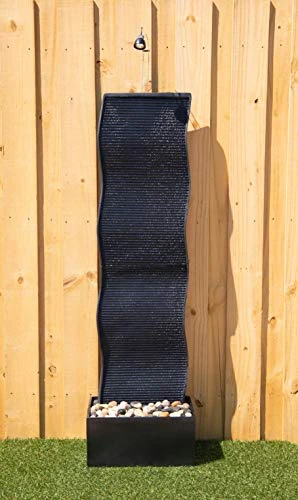 Kenroy Home 51028BL Ripple Indoor Floor Fountain With Light, 66 Inch Height, Black 6 Kenroy Home 51028BL Ripple Indoor Floor Fountain With Light, 66 Inch Height, Black - Image 6