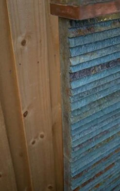 Kenroy Home 51013SLCOP Stave Indoor/Outdoor Fountain With Light, 48 Inch Height, Natural Green Slate And Copper Finish -Illumihome Store 41yhDmbwZkL.01 SL500