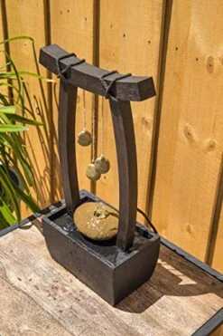 Kenroy Home 51047WDG Reflection Fountains, 21.5 Inch Height, Wood Grain Finish -Illumihome Store 51GFj M imL.01 SL500