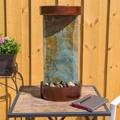 Kenroy Home 51027SLCOP Riverbed Fountains, 26" H, Slate And Copper Finish 8 Kenroy Home 51027SLCOP Riverbed Fountains, 26" H, Slate And Copper Finish -Illumihome Store 51yQdXIPT9L.01 SL500